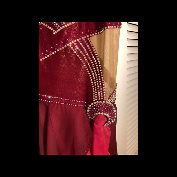 Custom Figure Skating Ice Dance Dress Adult Small - Picture 9 of 9